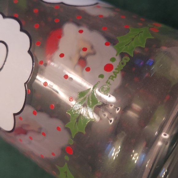 Set of 2 Santa drinking glasses - Picture 2 of 8